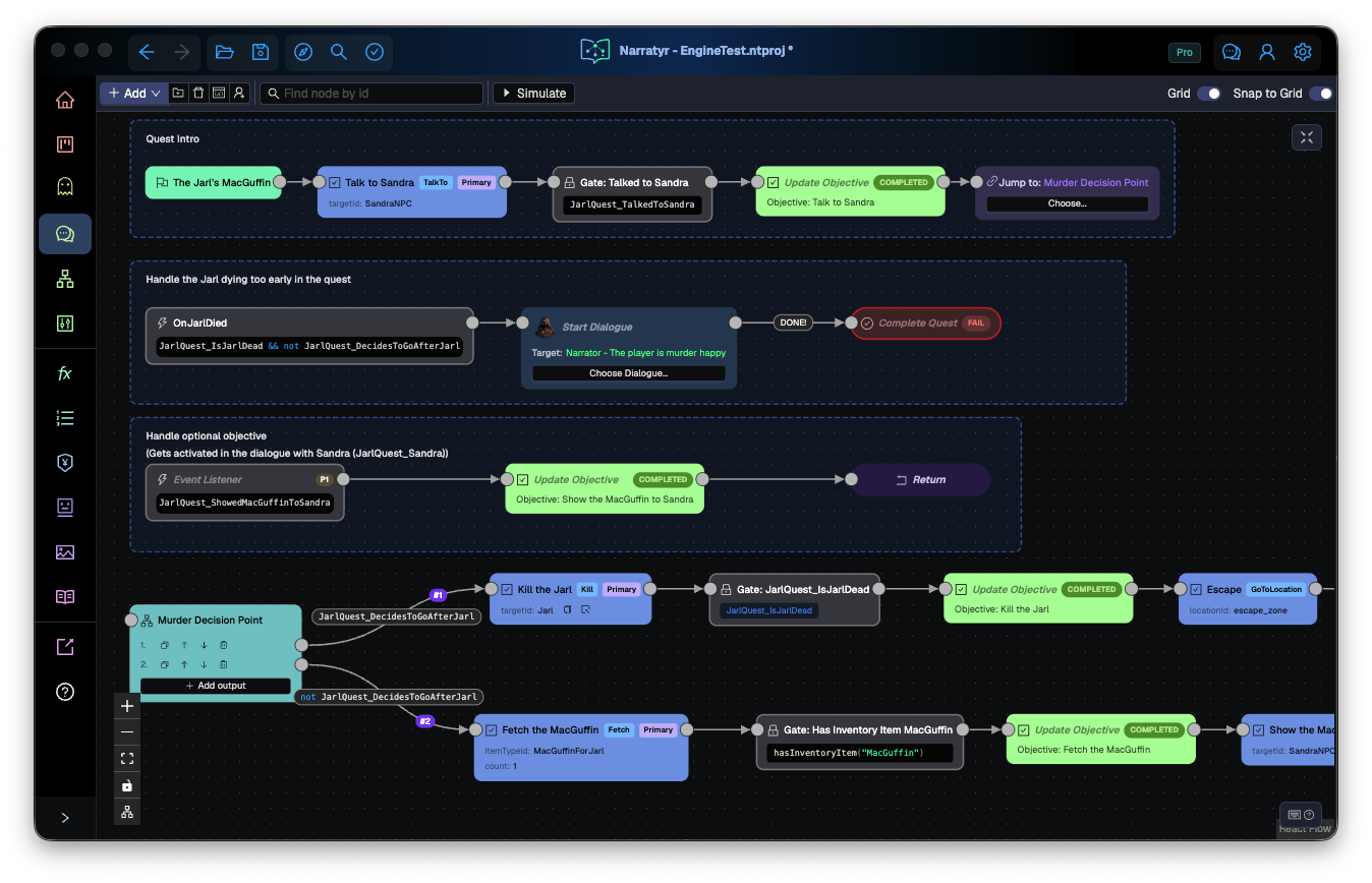 An example quest